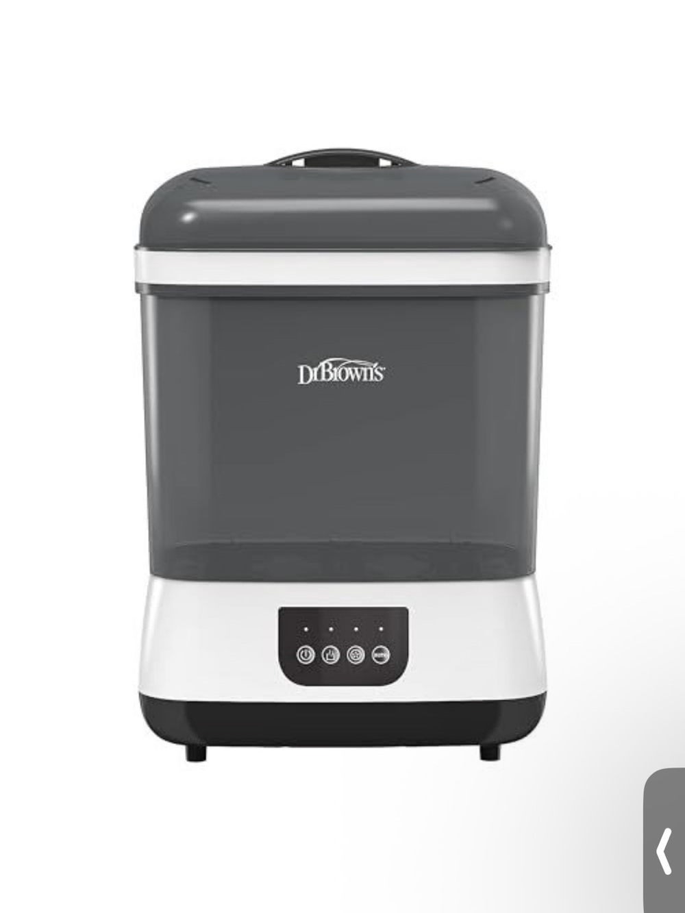 Dr. Brown's Electric Bottle Sterilizer - Gray & White